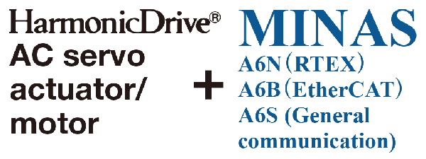 HarmonicDrive AC servo actuator/motor + MINAS A6